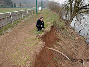 Supporting image for story: Flood aid for football club