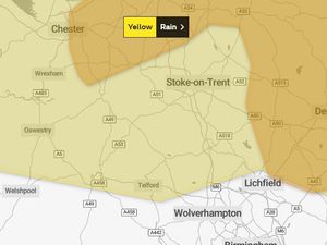 Supporting image for story: 30-hour weather warning issued for swathes of Shropshire as Babet continues to batter UK