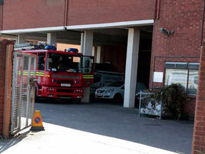 Supporting image for story: Post office and telephone exchange hit by fire