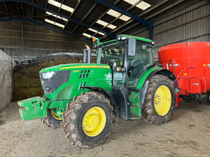  

The 2017 John Deere 6135R 4wd tractor which sold for £30,000
