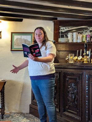 Laura Liptrot in her one-woman show 'Weight off my Chest'