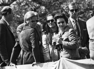 File photo dated 20/04/68 of Queen Elizabeth II, with the Duke of Kent  and the Duchess of Kent (left) wearing sunglasses as they watch the Badminton Horse Trials. The Duchess of Kent, who was married to the late Queen's cousin the Duke of Kent, has died at the age of 92, Buckingham Palace has announced. Issue date: Friday September 5, 2025. PA Photo. See PA story DEATH DuchessofKent. Photo credit should read: PA Wire. 