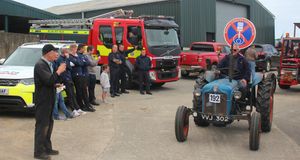 First responders from Cardigan and Crymych Fire Stations