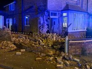 Supporting image for story: Man arrested after car crashes into house