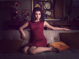 Sophie Cookson as Christine Keeler in the new series
