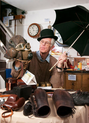 Ian Picton-Robinson at Market Drayton Museum in 2012