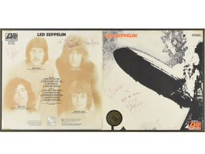 Supporting image for story: Rare, signed Led Zeppelin album is up for auction