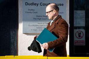 Josef Smith outside Dudley Magistrates Court where he was found guilty and sentenced