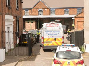 Police at the scene in Wolverhampton. Photo: Christos Makarounas, Director at Pennhouse Films