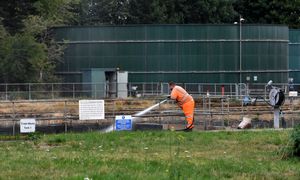 The Monkmoor Sewage Treatment Works in Shrewsbury