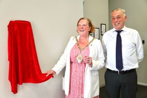 Councillor Lyn Sharpe and Kevin McGrath