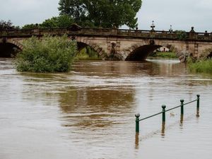 Supporting image for story: Shropshire flood warnings remain as former hurricane hits parts of UK