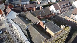 Drone shots of the former Royal Victoria Hotel. Picture: Newport Drone Man on Facebook