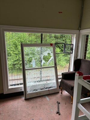 Broken glass
