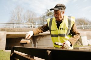 Keeping Market Drayton's Canals Beautiful: The Volunteers Making a Difference. In Picture: Roy Claydon