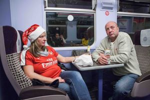 The Fan; Mick Mullen and his wife Shelagh, Luton, Bedfordshire. Picture: Matt Writtle