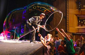 SamSam Bubbleman has received 12 Guiness World Records