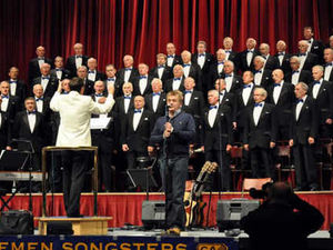 Supporting image for story: Crowd leaves Aled Jones walking in the air