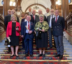 The Honorary Alderman At The October 9 Staffordshire County Council Meeting. Photo by Staffordshire LDR Kerry Ashdown. Free for use by all LDRS partners