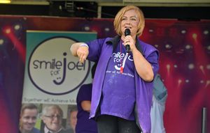 The event was organised by Suzanne Richards, who lost her son, brother and father in the terrorist attack. 