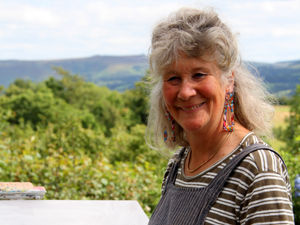 Supporting image for story: Shropshire artist raises thousands of pounds for Marie Curie