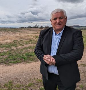 Cllr Patrick Harley At The Triangle In Kingswinford Cropped. Picture Dudley MBC free for LDRS use