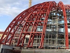 Supporting image for story: Angle Ring helps planetarium take shape