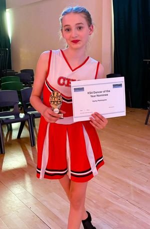 Verity Meiklejohn - Dancer of the Year 9 and 10 category.