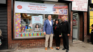 Rooprit Gill returns to run Wattville Road Post Office in Handsworth, Birmingham, after she lost the branch in the Horizon scandal.