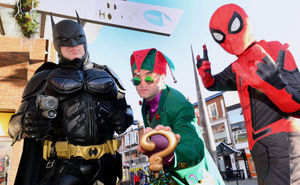 Fans dressed up as their favourite characters. Photo: Stewart Writtle