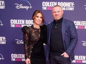 Wayne and Coleen Rooney attend the screening of Coleen Rooney: The Real Wagatha Story