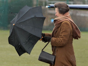 Supporting image for story: Princess Royal flies in for Shropshire visit - with pictures and video