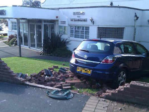 Supporting image for story: Car smashes through wall in Old Hill