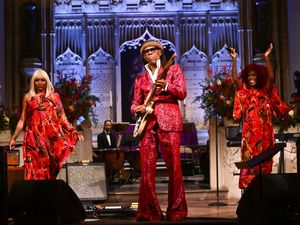 Supporting image for story: Nile Rodgers and Chic help raise £125,000 for music therapy charity
