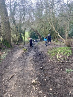 Mountain bike enthusiasts were among the volunteers who took part