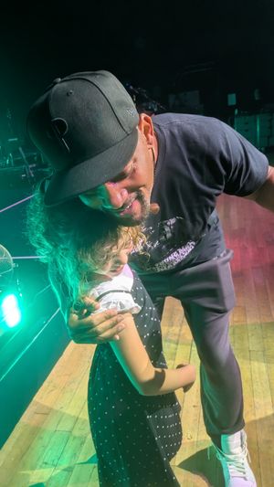 Will Smith with Poppy