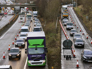 Supporting image for story: New misery for M54 drivers as bridge closed