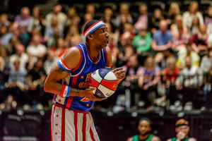 The Harlem Globetrotters in Birmingham. Credit: Chris Bowley