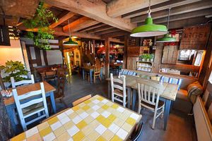 What a charmer – inside is quirky and rustic