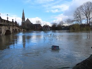 Colin Preston says natural solutions must be found to alleviate flooding, like this seen in Shrewsbury