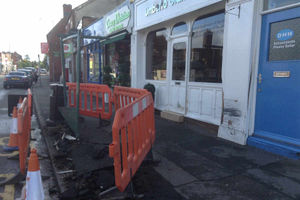 The aftermath of the crash in Hagley. Image: Kerri Clarke