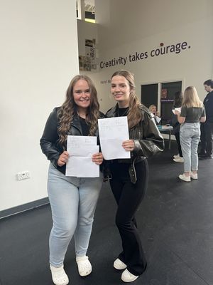 Maddison Mansell and Matilda Gough. Photo: Ormiston Academies Trust