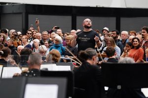 The City of Birmingham Symphony Orchestra performing a tribute to Ozzy Osbourne at Birmingham New Street station
