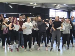 Supporting image for story: WATCH: South Staffordshire College students spread positivity in new music video