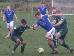 Supporting image for story: Llandrindod Wells snatch a point from Valentine's derby date at Radnor Valley