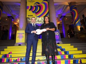 Supporting image for story: Turin hands over the keys of Eurovision to Liverpool in grand ceremony