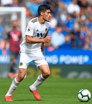 Raul Jimenez of Wolverhampton Wanderers. (AMA/Sam Bagnall)