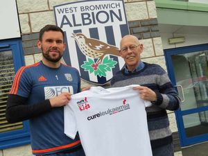 Supporting image for story: West Brom's Ben Foster gives cancer fighter, 72, a birthday to remember