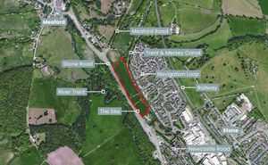 An Image From The St Philips and Lichfields Consultation Website Showing The Proposed Development Site Location North Of Stone