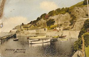 The Frith series postcard depicts Penhelig Harbour, Aberdovey.